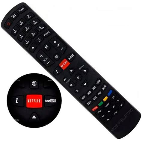 Controle Remoto Philco Smart Tv Led 3d Lcd Função Youtube FBG LE SKY