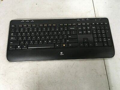 Logitech WIRELESS K520 Keyboard UNIFYING RECIVER NOT INCLUDED ...