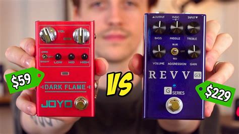 Joyo Dark Flame Vs Revv G3 59 Vs 229 Distortion Pedal YouTube