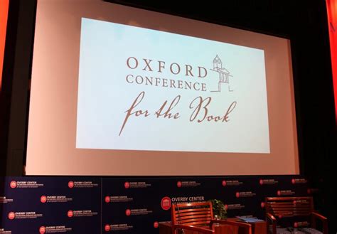 Oxford Conference For The Book