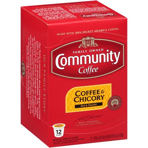 Community Coffee Chicory Singles K Cups 12 Ct Shipt