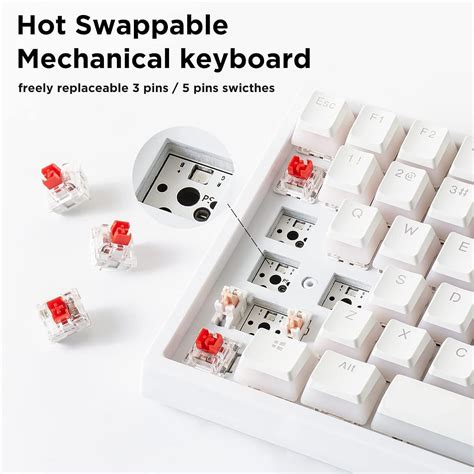 Buy Yunzii Kc Keys Hot Swappable Wired Mechanical Keyboard With