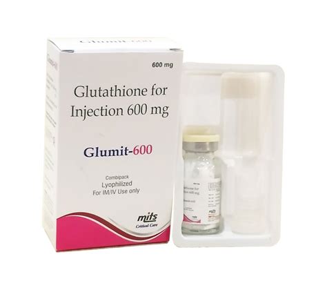 Glutathione For Injection 600 Mg Mits Prescription Rs 1650 Vial