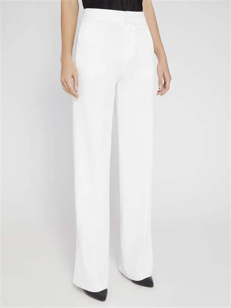 Alice Olivia Dylan High Waisted Wide Leg Pant High Waisted Wide Leg