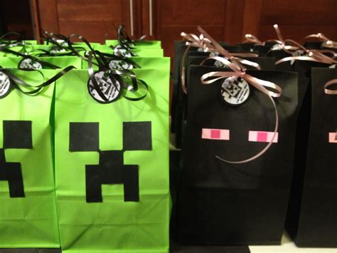 Minecraft Party Favors Party Ideas Pinterest