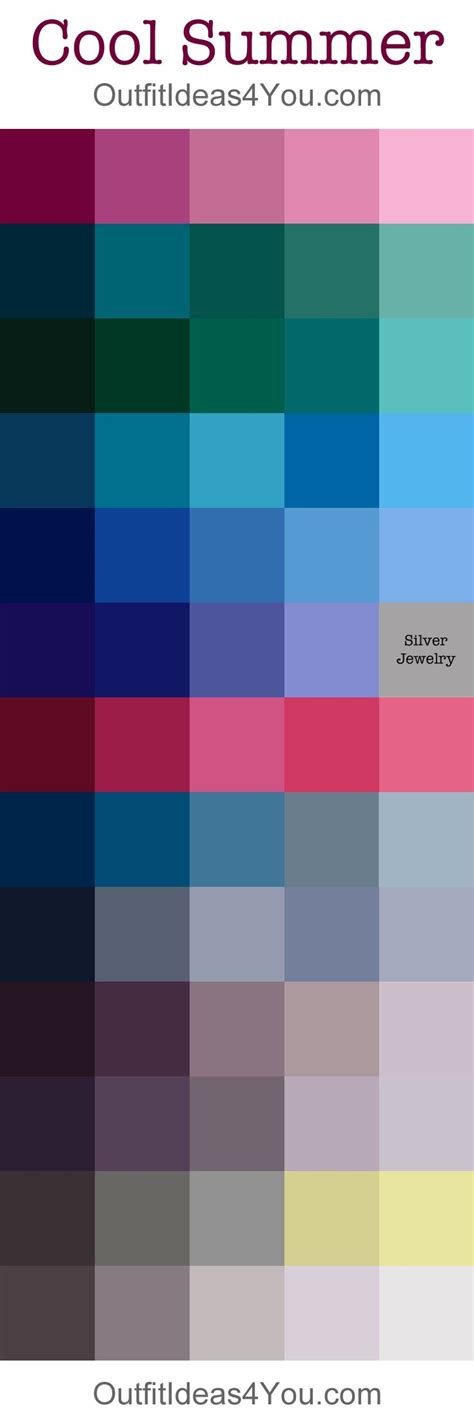 Bright & Cool Color Palette | Cool color palette, Summer color palettes ...