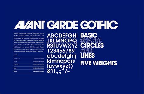 ITC Avant Garde Gothic Pro Font - Fonts Hut