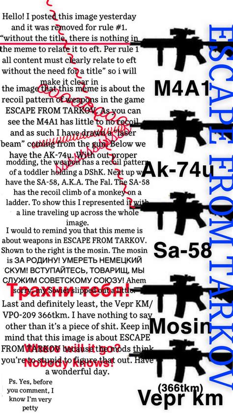 Im Petty Fuck Rule Number 1 R EscapefromTarkov