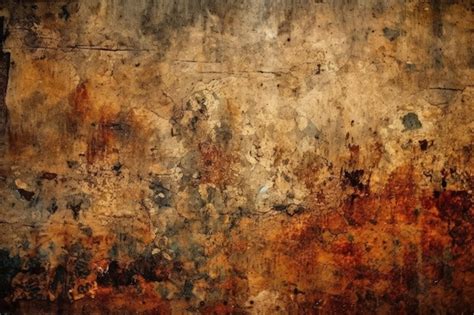 Premium Ai Image Weathered And Worn Wall Covered In Layers Of Peeling