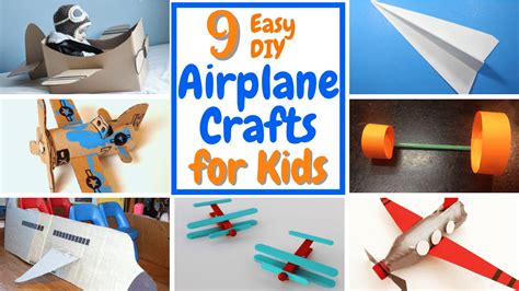 Airplane Crafts For Kids Frosting And Glue Easy Desserts And Kid Crafts