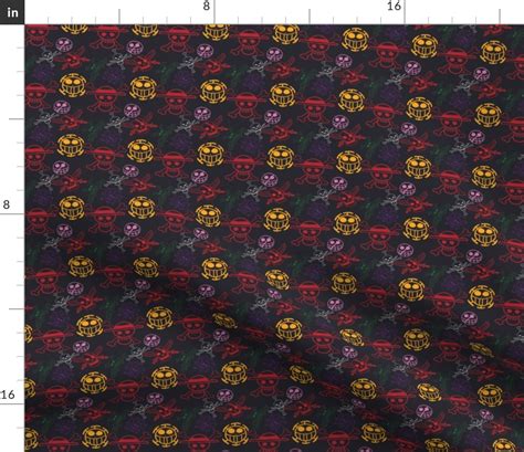 jolly roger  piece pattern fabric spoonflower