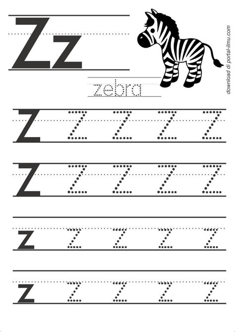 Belajar Menulis Huruf Dengan Huruf Titik Titik Alphabet Worksheets