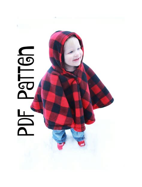 Free Printable Car Seat Poncho Pattern Oh By The Way Its Also Easy To