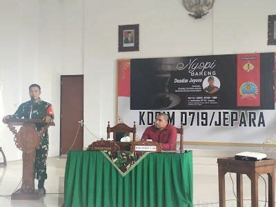 Perkuat Sinergitas Dandim 0719 Jepara Ngopi Bareng Awak Media