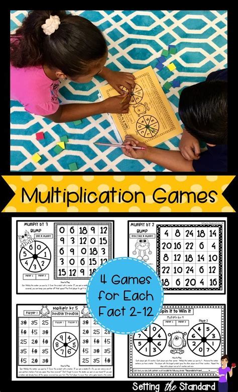 Multiplication Games | Multiplication games, Teaching multiplication ...