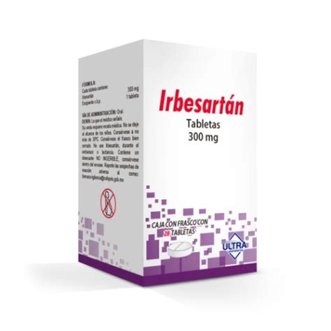 IRBESARTAN TAB 300 MG CAJA C 28