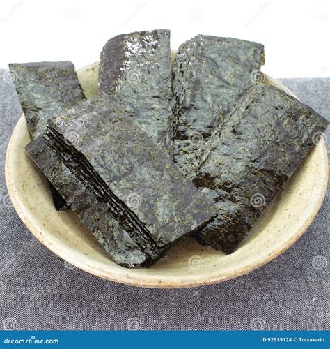 Japanese Edible Seaweed Stock Photo Image Of Diet Natural 92939124