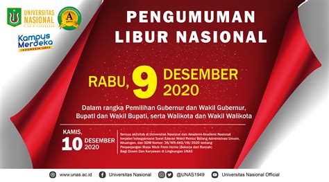 Pengumuman Libur Nasional Mpr Unas