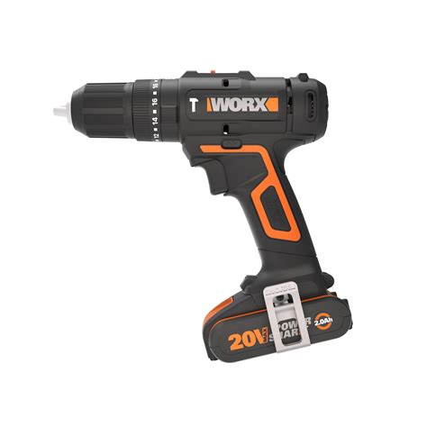 Taladro percutor a batería WORX WX375 20V con 2 baterías 2Ah kit 30