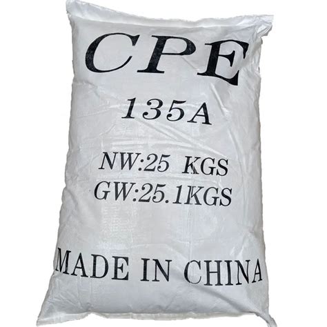 Factory Supply Chlorinated Polyethylene Cpe A Cpe B For Plastic