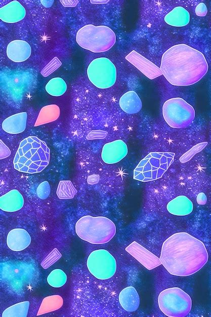 Premium Photo | Dark purple space galaxy illustration