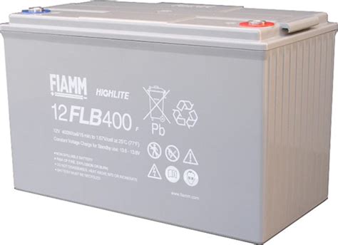 Fiamm Flb V Ah Vrla Battery Supac Battery Specialists