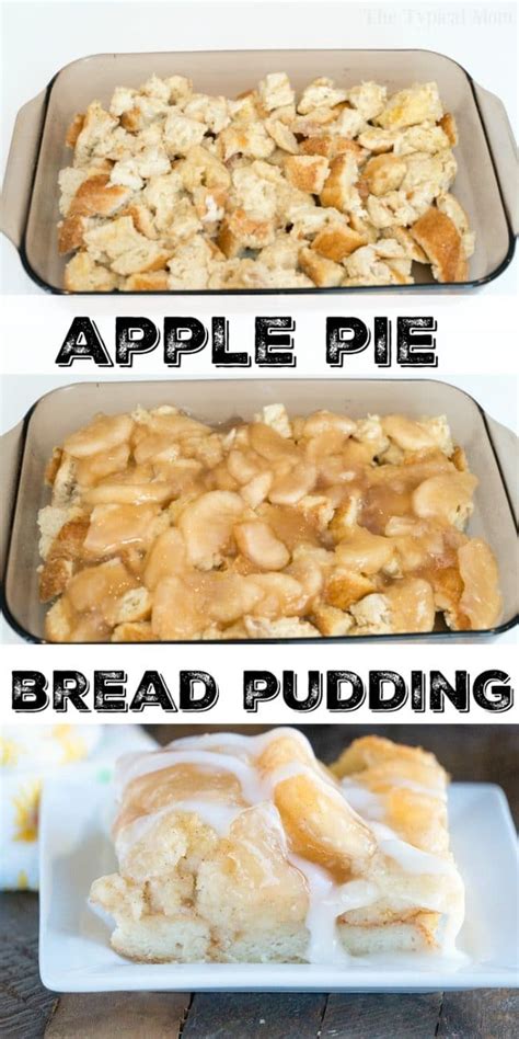 From Scratch Easy Apple Pie Bread Pudding With Apple Pie Filling