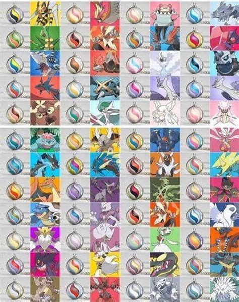 Pokemon Xy All Mega Stones Informacionpublica Svet Gob Gt