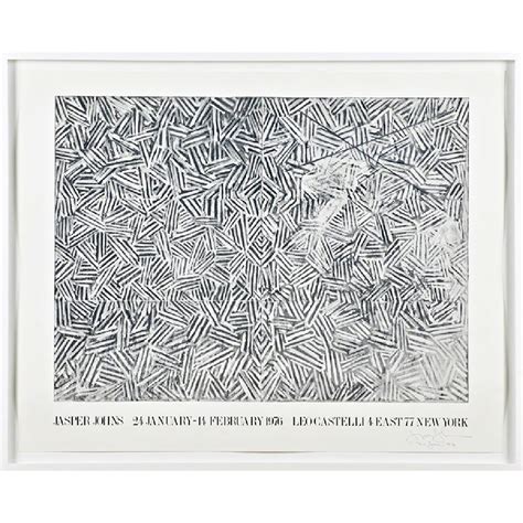 Jasper Johns Jasper Johns At Leo Castelli Hand Signed And Dated At The