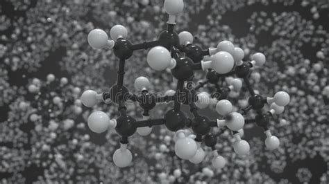 Mol Cula De Modelo Molecular Conceptual De Adamantano Animaci N D En