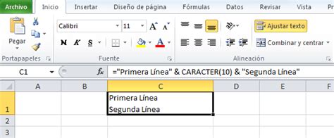 Concatenar Salto De L Nea En Excel Excel Total