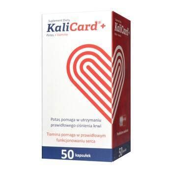 KaliCard 610mg 50 kapsułki twarde APTEKA LEKI I SUPLEMENTY