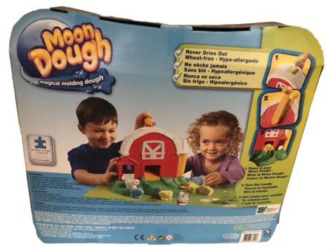 Play Dough Moon Dough Barnyard Play Centre 3d Animal Moulds Brand New