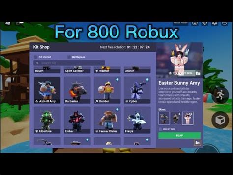 You Can Still Buy Axolotl Amys Easter Kit Skin Roblox Bedwars