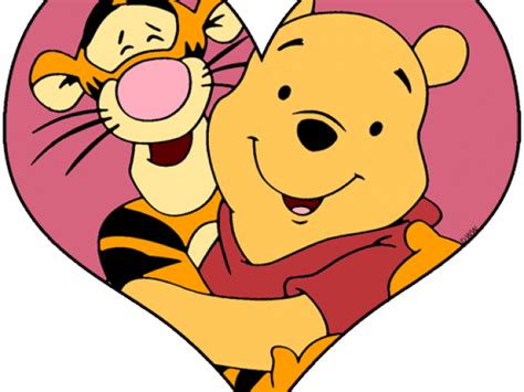 Hug Clipart Valentine Tigger And Pooh Love Png Download Full Size