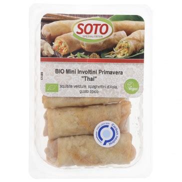 Mini Involtini Primavera Thai Biologici Vegan Pronti Da Scaldare G