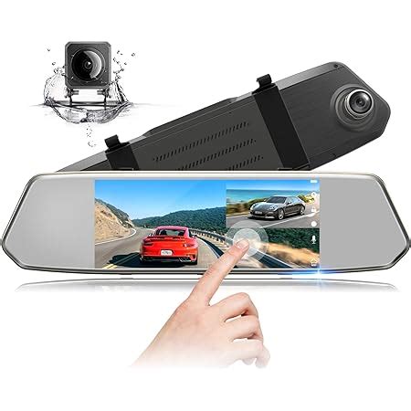 10 Spiegel Dashcam mit Rückfahrkamera Dual 1080P Rückspiegel Dashcam