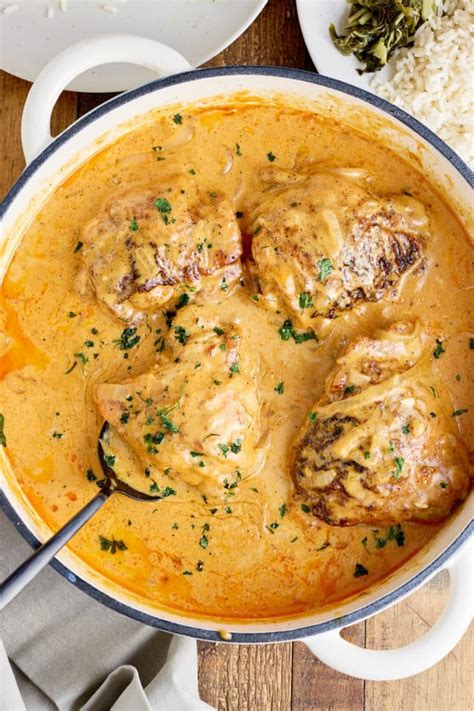 Smothered Chicken Recipe My Forking Life