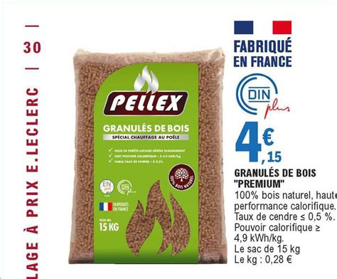 Soldes Sac Pellet Leclerc En Stock