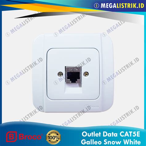 Jual Broco Stop Kontak Data Outlet Lan Cat5e Cat5 Galleo Galeo