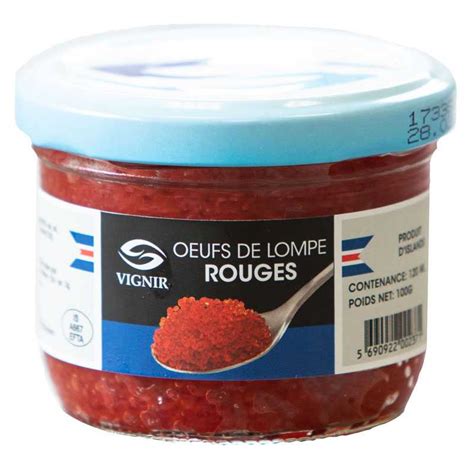 Oeufs De Lompe Rouge G Oeufs Poissons Cabesto