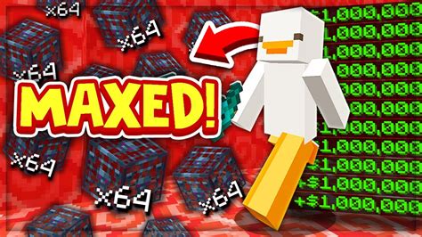 Fully Maxed Out Mob Grinder Makes Billions On New Skyblock Server Minecraft Skyblock