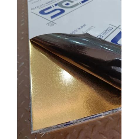 Golden Stainless Steel Designer Etching Sheet At Best Price In Mumbai