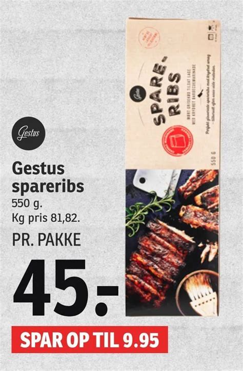 Gestus Spareribs Tilbud Hos SPAR