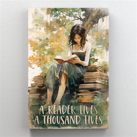 Trinx A Reader Lives A Thousand Lives - 1 Piece Rectangl A Reader Lives