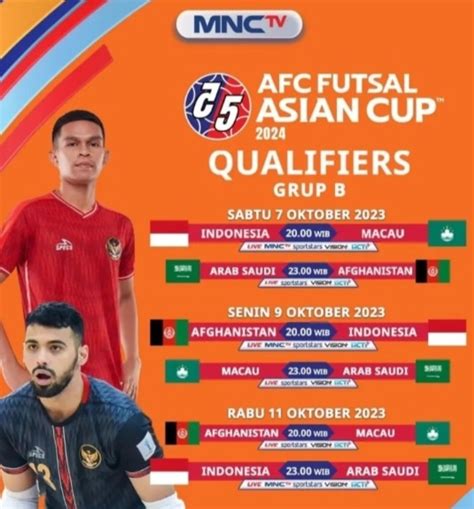 Jadwal Pertandingan Timnas Futsal Indonesia Vs Makau Di Kualifikasi