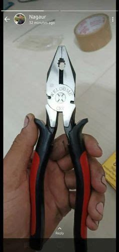 Power Tools High Speed Steel Combination Plier 8 At Rs 70 Piece In Nagaur