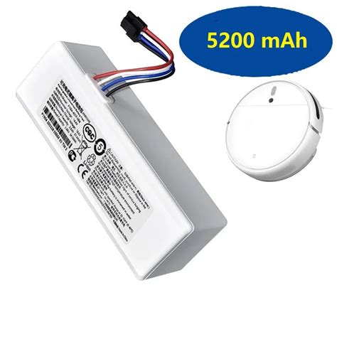 샤오미 미지아 미 STYTJ01ZHM 진공 청소기 로봇 교체 배터리, 5200mAh 로봇 배터리 1C P1904-4S1P-MM