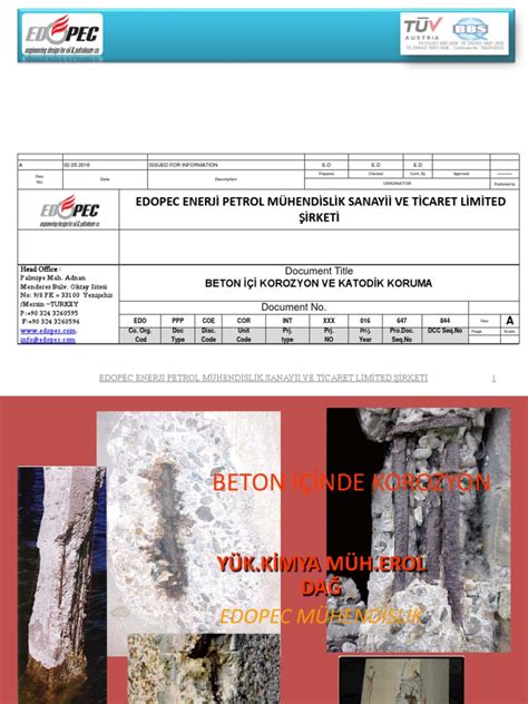 PDF Edo Ppp Coe Cor Int Xxx 016 647 844 Rev A Beton Ici Korozyon Ve