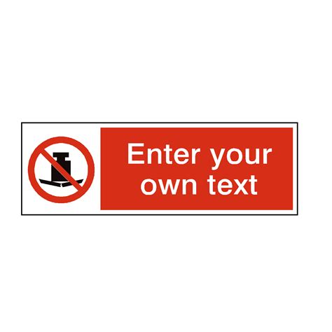 heavy load custom sign pvc safety signs